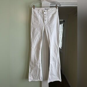ZARA Flared White Jean
